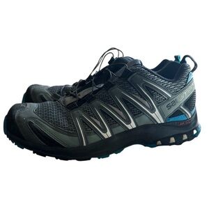 Salomon Men's Grey and BlueTrail Running Shoes